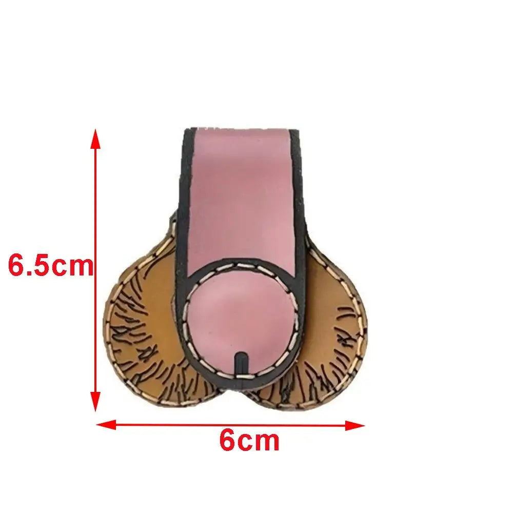 New Funny Novelty Money Clip Snap Button Compact Money Holder Anatomical Shape PU Leather Cash Holder Clip Daily Carry
