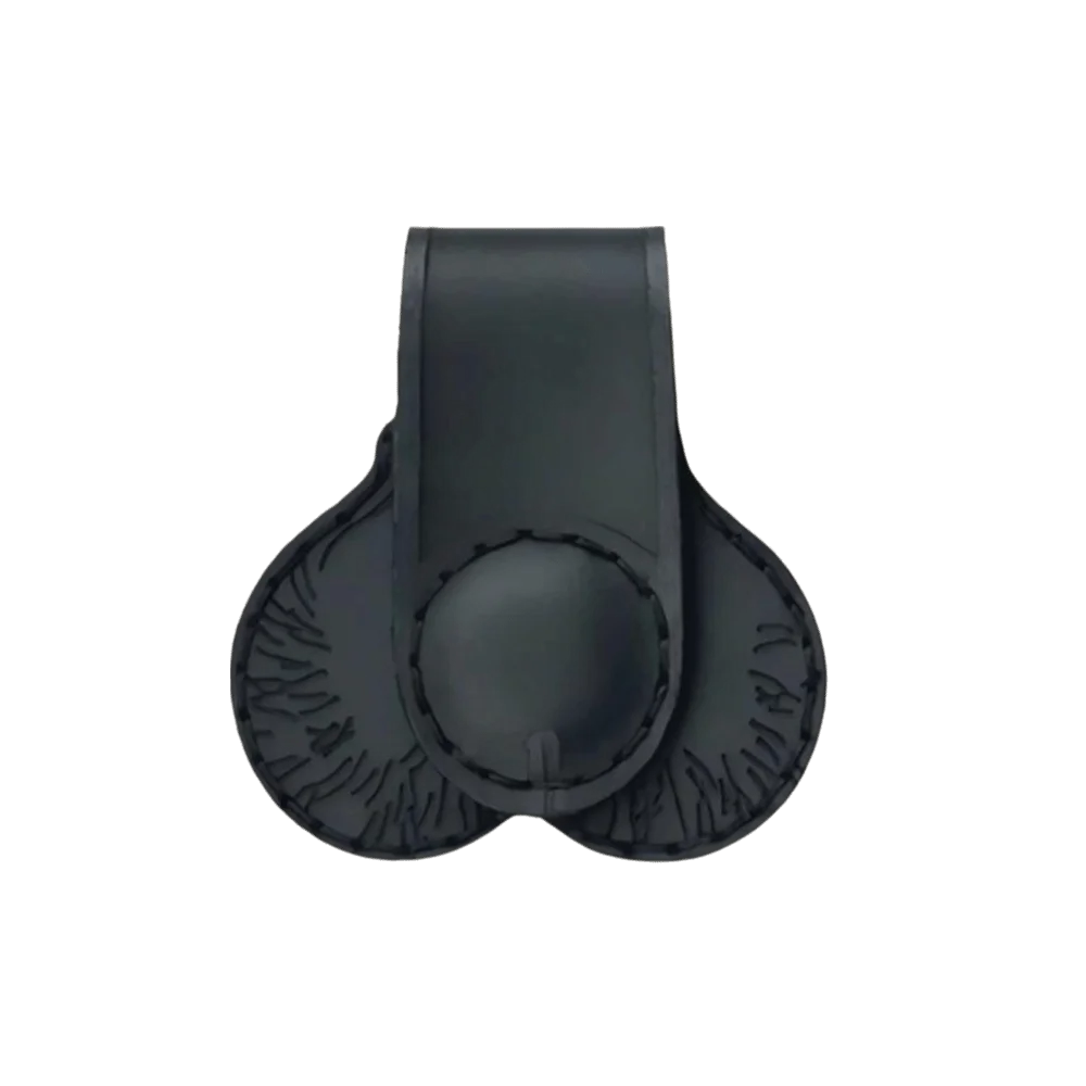 New Funny Novelty Money Clip Snap Button Compact Money Holder Anatomical Shape PU Leather Cash Holder Clip Daily Carry