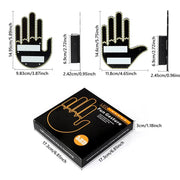 Multi-functional Car LED Finger Lights Remote Control Male/Female Car Gesture Light Rear Window Decoration Interaction Light