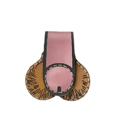 New Funny Novelty Money Clip Snap Button Compact Money Holder Anatomical Shape PU Leather Cash Holder Clip Daily Carry